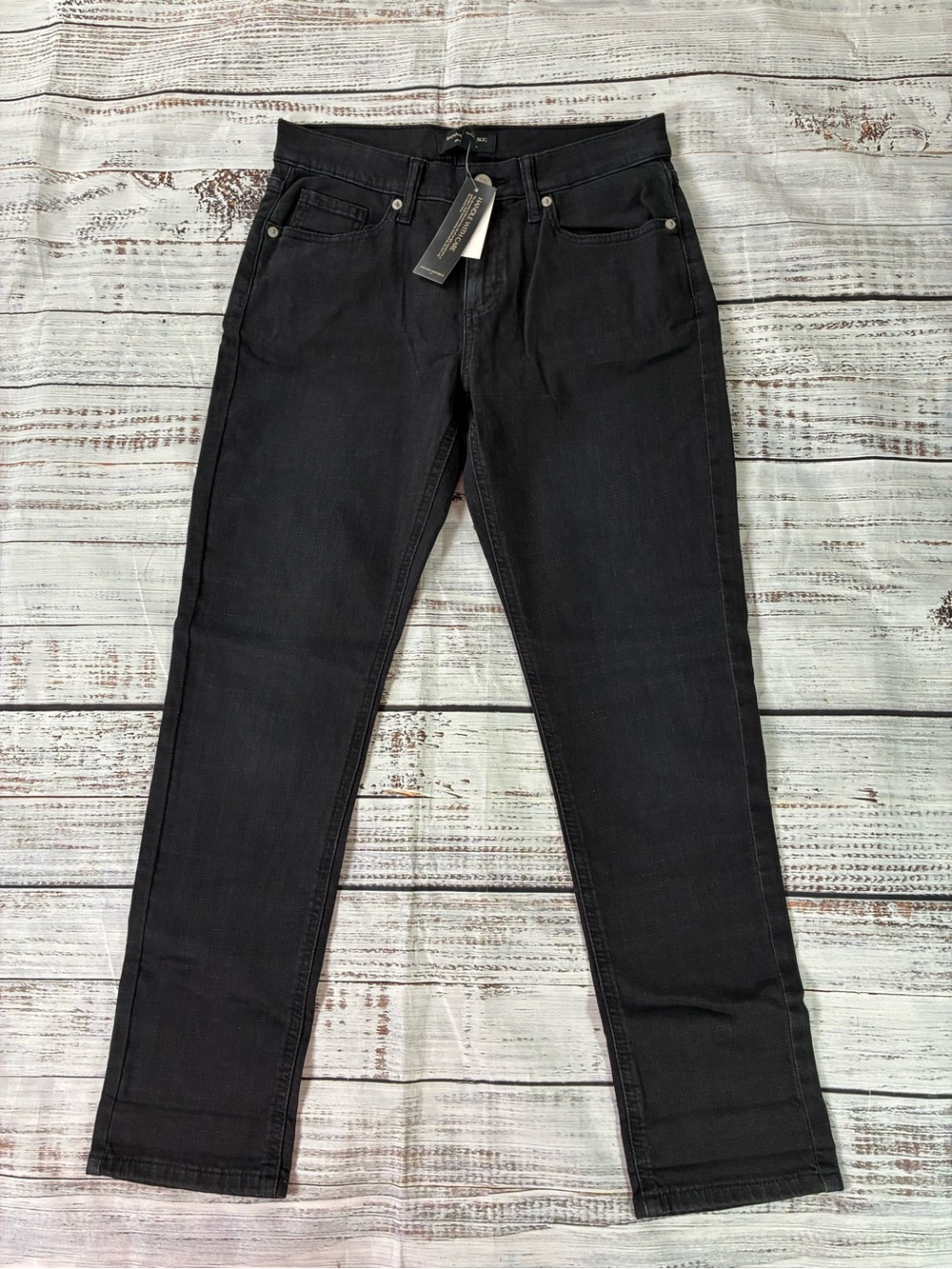 Banana Republic Girlfriend Jeans Women’s 26/2 Low Rise Black Straight NWT